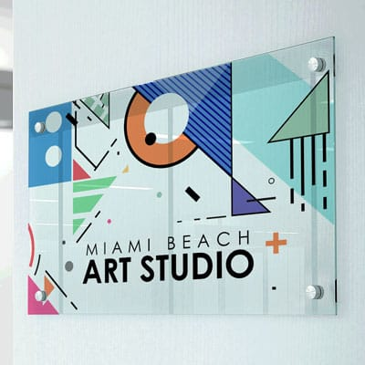 Clear Acrylic Signs