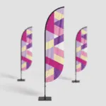 Feather Curved Flag